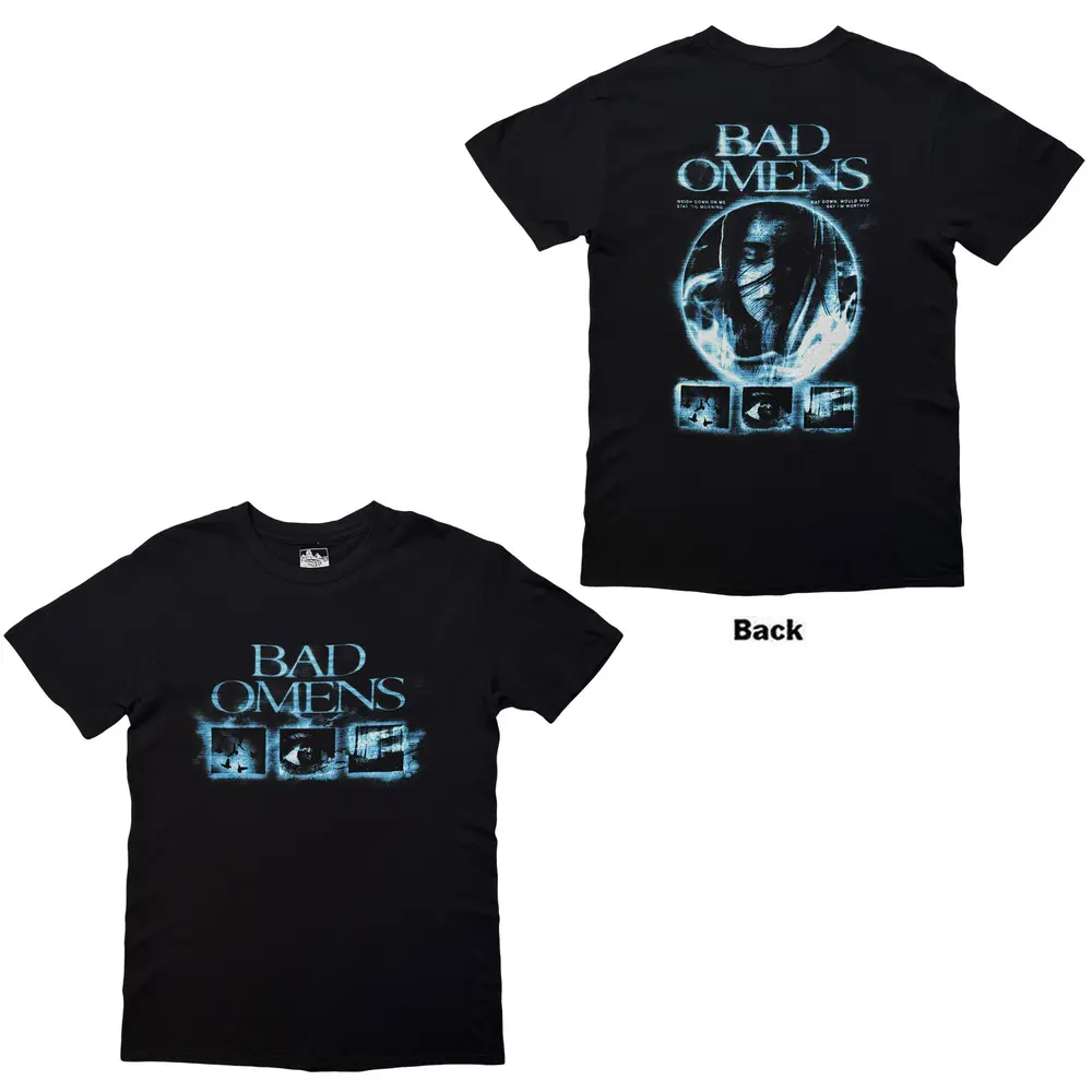 Unisex T-Shirt: Glowing Orb (Black) (Back Print)