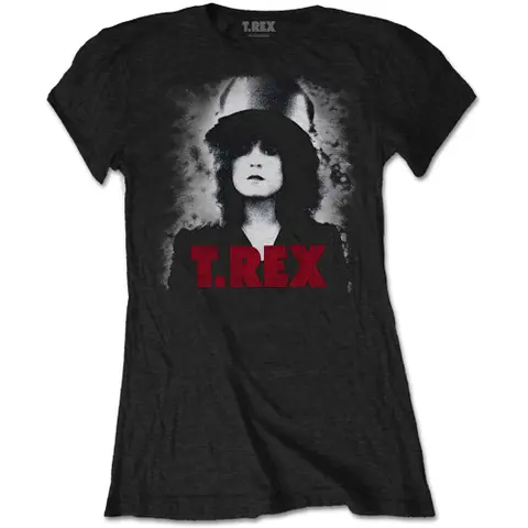 T. Rex – Tričko Slider (Čierna, Dámske), Žena, Čierna