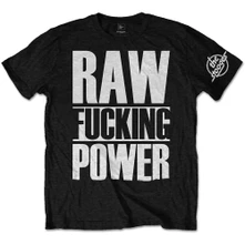 Iggy & The Stooges, Tričko Raw, Unisex, Čierna