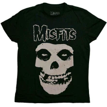 Misfits, Tričko Logo & Fiend, Unisex, Čierna