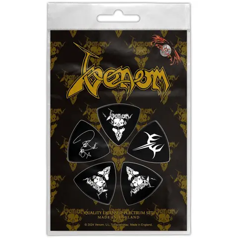 Tri-Tip Plectrum Pack: Black Metal