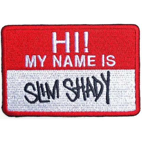 Slim Shady Name Badge