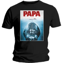 Ghost, Tričko Papa Jaws, Unisex, Čierna
