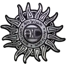 Alice In Chains – Sun Logo B&W (Nažehlovačka)