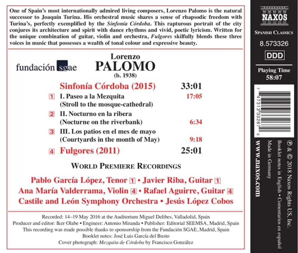 SINFONIA CORDOBA/FULGORES