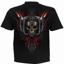 Unisex T-Shirt: Ride Free (Black) (Back Print) thumbnail