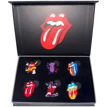 The Rolling Stones – Tongues Evolution 1 (Pin Badge Set) (Odznak)