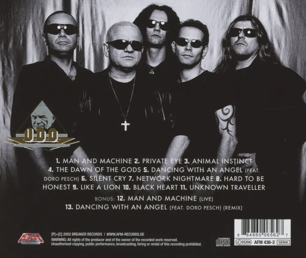 U.D.O. – Man and Machine (CD)