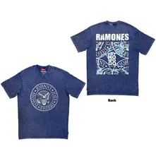 Unisex Unplugged T-Shirt: Presidential Seal Wash (Blue) (Back Print) thumbnail