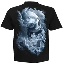 Unisex T-Shirt: Grave Skies (Black) (Back Print) thumbnail
