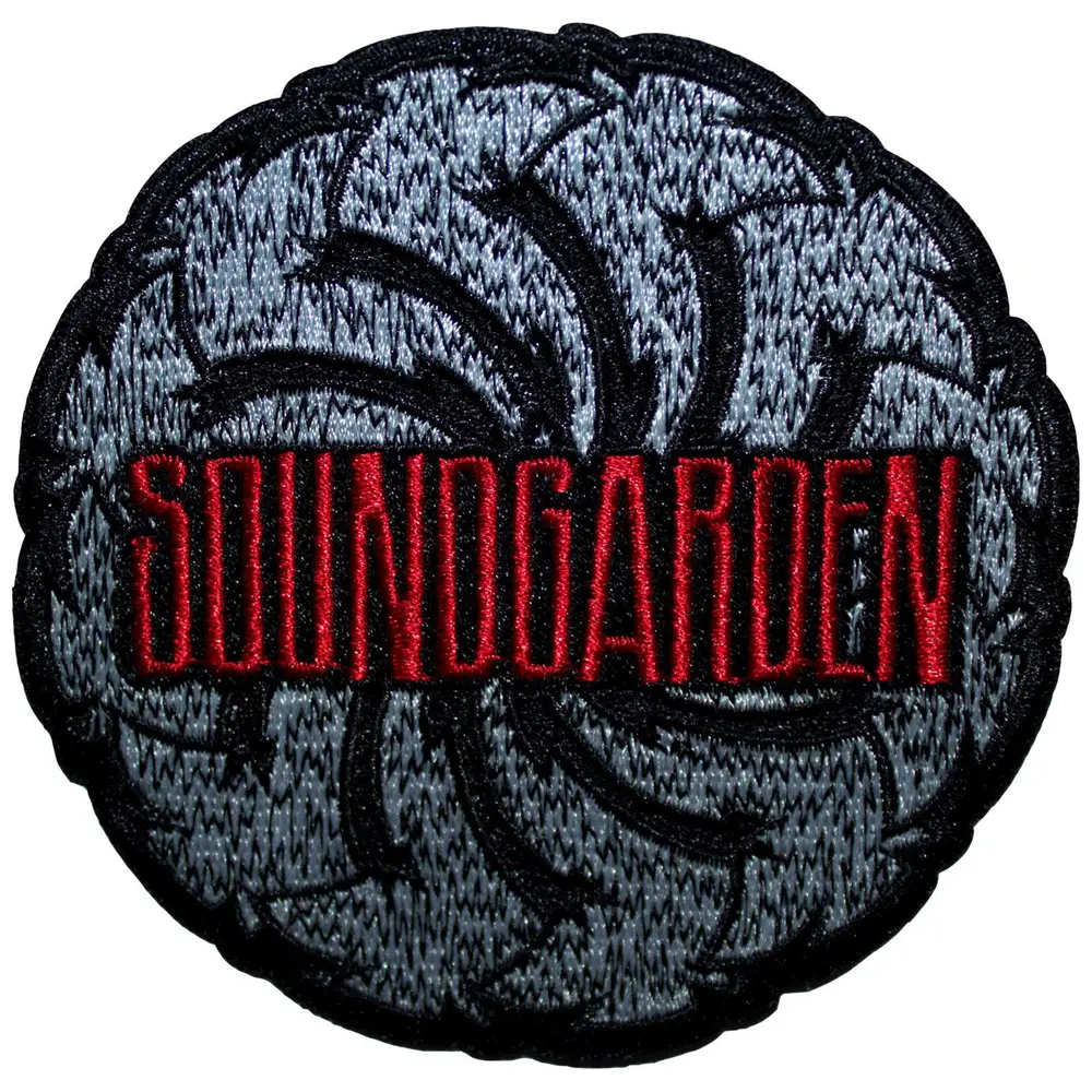 Soundgarden – Logo Swirl B&W (Nažehlovačka)