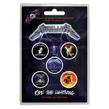Metallica – Ride the Lightning (Button Badge Pack) (Odznak)