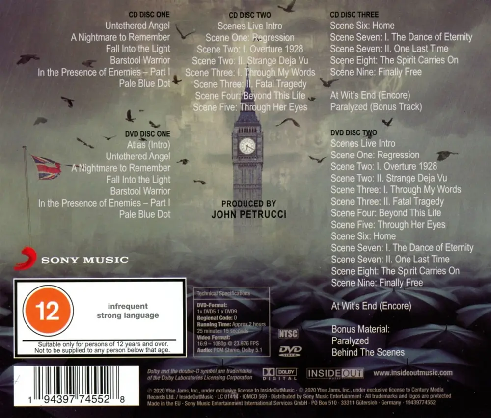 DISTANT MEMORIES - LIVE IN LONDON 3CD+2DVD