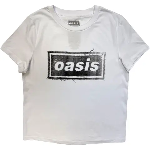 Ladies T-Shirt: Thread Logo (White) (Ex-Tour)
