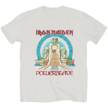 Iron Maiden, Tričko Powerslave Egypt, Unisex, Šedá