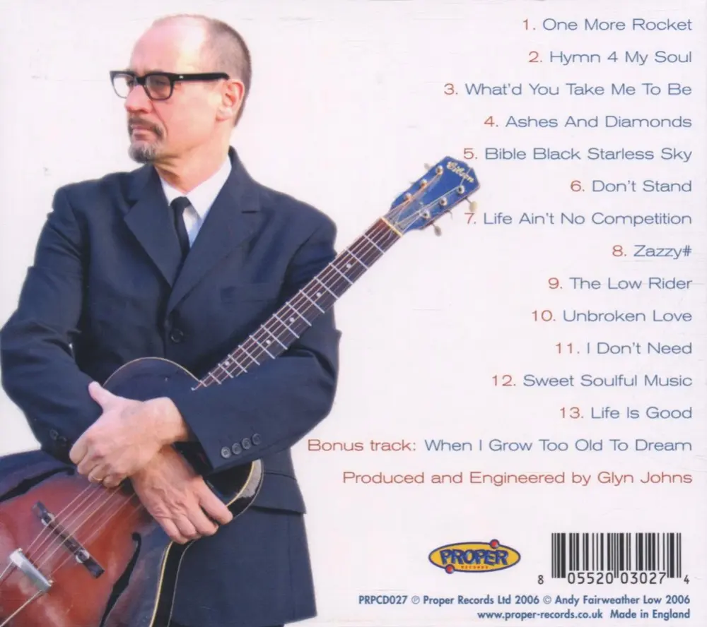 Andy Fairweather Low – SWEET SOULFUL MUSIC (CD)