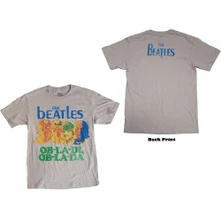 The Beatles, Tričko Ob-La-Di, Unisex, Šedá