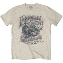 Creedence Clearwater Revival, Tričko Born on the Bayou, Unisex, Natural