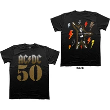 AC/DC, Tričko Bolt Array, Unisex, Čierna