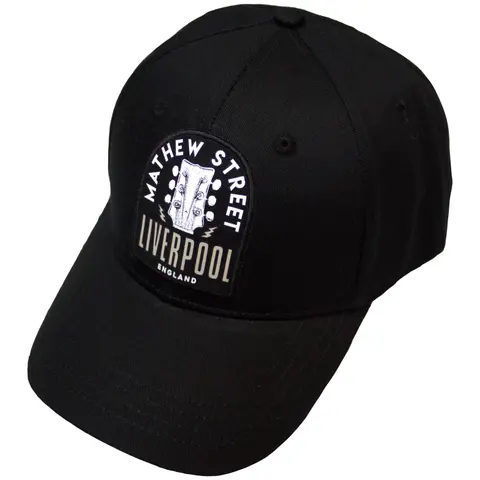 Unisex Baseball Cap: Mathew St Guitar (Black)
