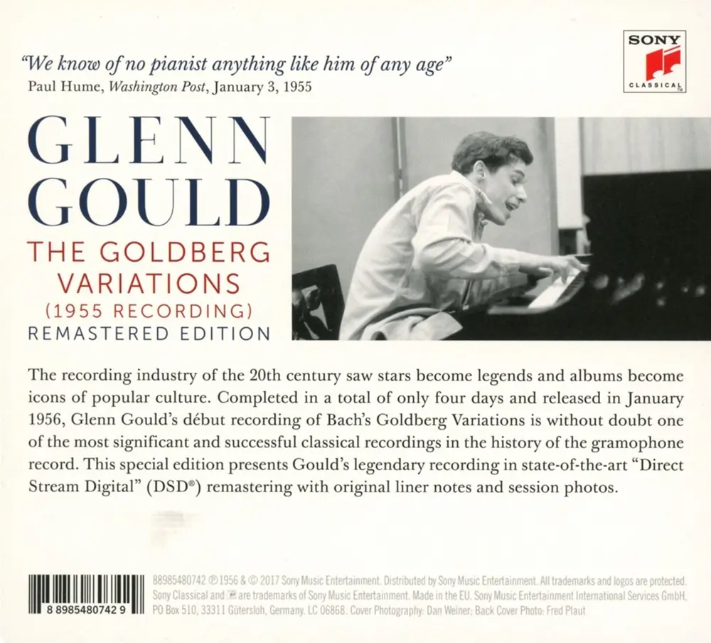 Bach: Goldberg Variations, Bwv 988 - Remastered Edition (1955 Mono Recording)