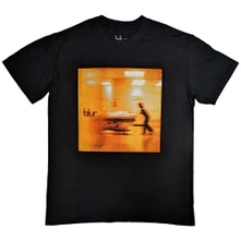 Blur, Tričko Album Cover, Unisex, Čierna