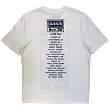 Unisex T-Shirt: Colour Photo Live '25 World Tour (White) (Back Print & Ex-Tour) thumbnail