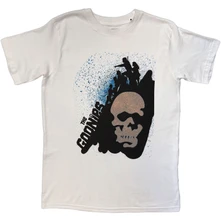 Unisex T-Shirt: Skull Spray Paint (White) thumbnail