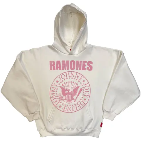 Ladies Unplugged Pullover Hoodie: Pink Presidential Seal (Natural)