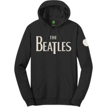 The Beatles, Mikina Logo & Apple, Unisex, Čierna