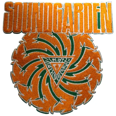 Badmotorfinger Orange on Green