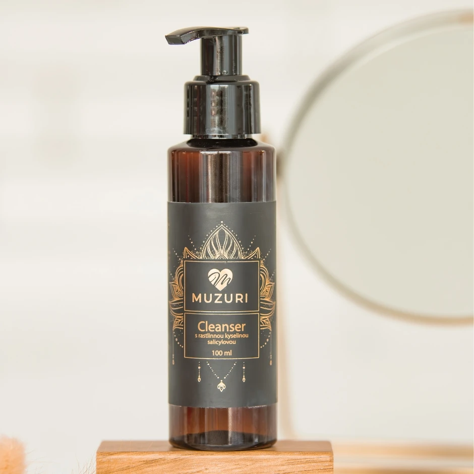 Cleanser s rastlinnou kyselinou salicylovou