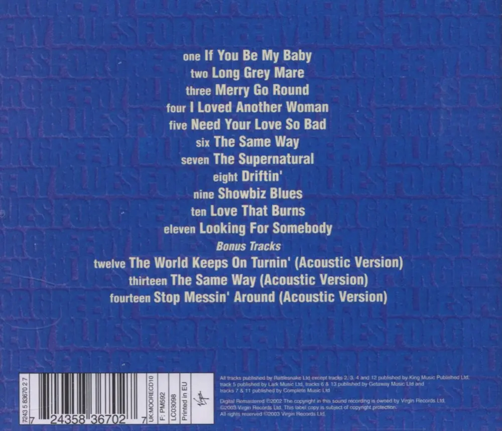 BLUES FOR GREENY/R.