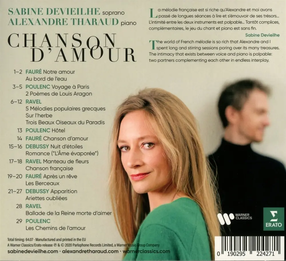 Sabine Devieilhe – CHANSON D'AMOUR (CD)