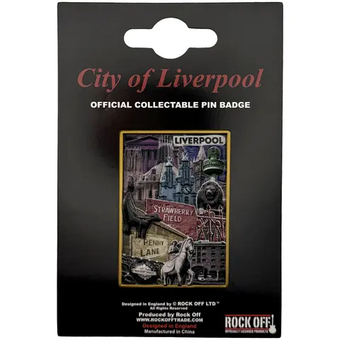 Pin Badge: City Of Liverpool Landmarks