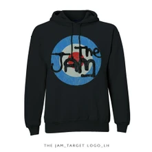 The Jam, Mikina Target Logo, Unisex, Čierna