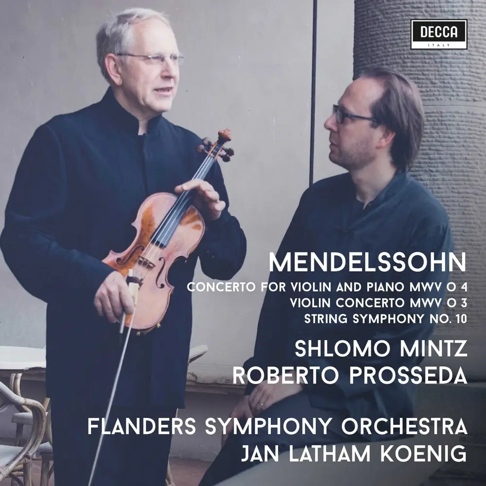 MENDELSSOHN: CONCERTO FOR VIOLIN AND PIANO MWV O 4