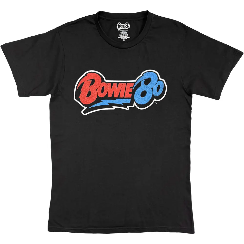 David Bowie – 80 Logo (Čierna) (Tričko)