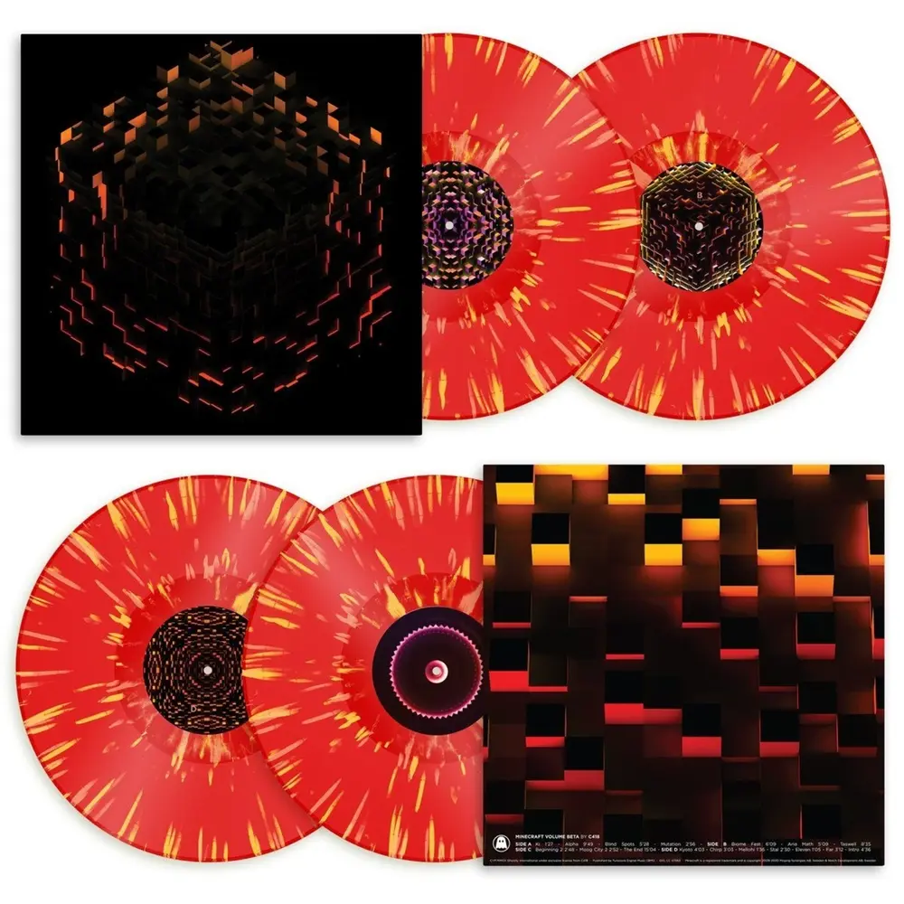 MINECRAFT VOLUME BETA (RED/ORANGE/YELLOW SPLATTER)