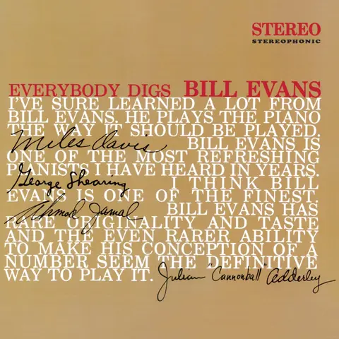 EVERYBODY DIGS BILL EVANS