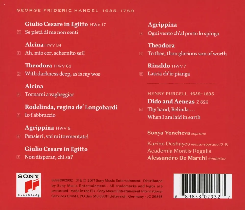 Sonya Yoncheva – Handel (CD)