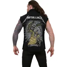 Unisex Worker Shirt: Nothing Else Matters (Black) (Back Print) thumbnail