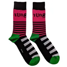 Unisex Ankle Socks: Logo & Stripes (Black) (UK Size 7 - 11) thumbnail