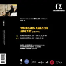 MOZART: PIANO CONCERTOS NOS. 20, KV 466 & 22, KV 482 thumbnail