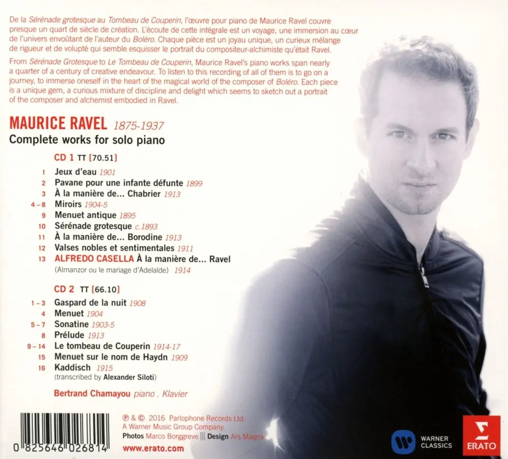 Bertrand Chamayou – RAVEL: PIANO WORKS (CD)
