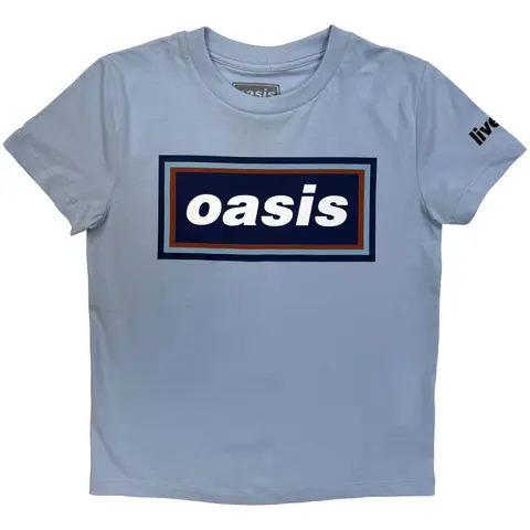 Kids T-Shirt: 96 Retro Logo (Light Blue) (Ex-Tour)