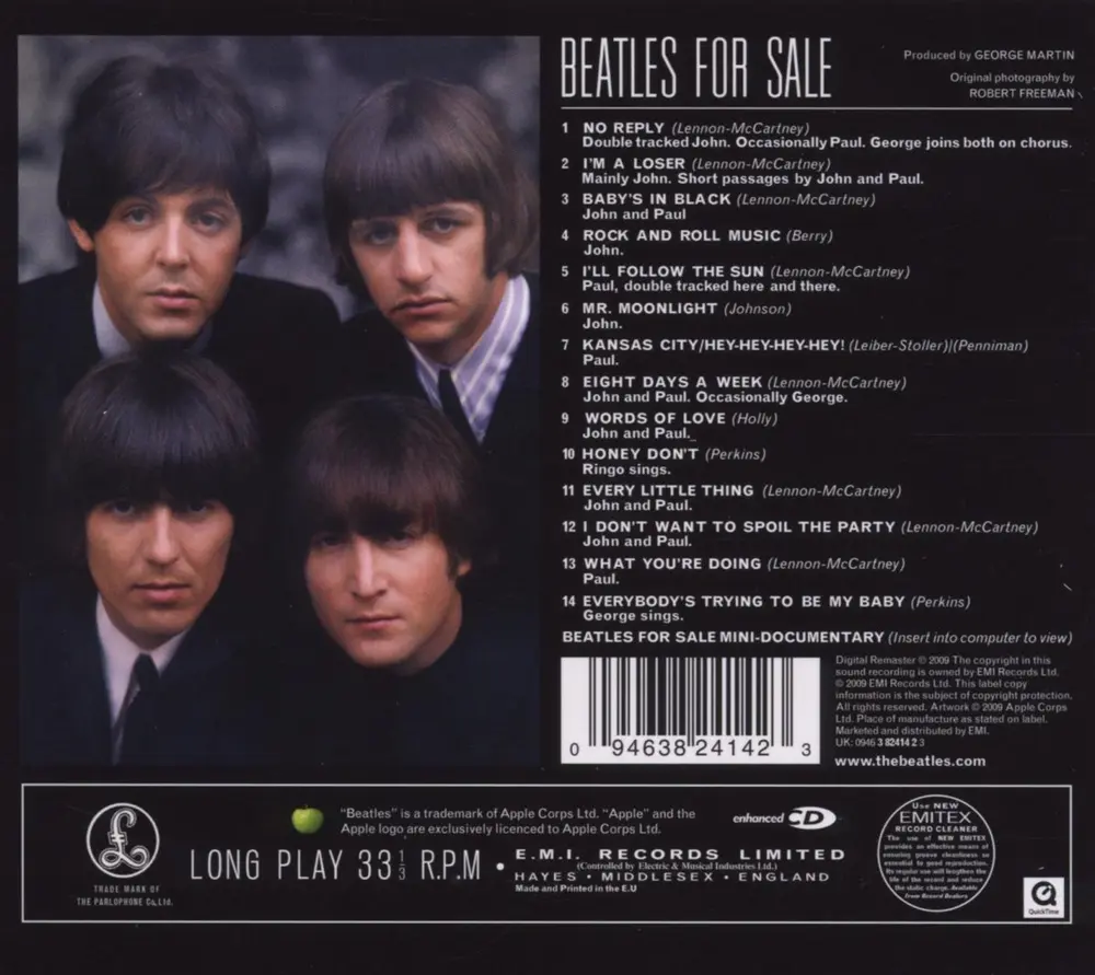 BEATLES FOR SALE/R.