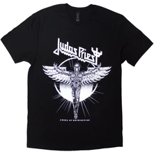 Judas Priest, Tričko Angel Of Retribution Angel Rising, Unisex, Čierna