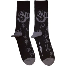 Ghost, Ponožky Symbol Pattern, Unisex, Čierna