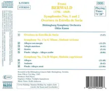 Franz Berwald – Berwald, F. - Symphonies 1 & 2 (CD)